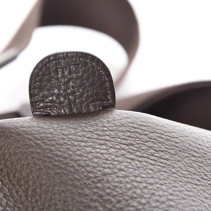 Hermes Taurillon Clemence Evelyne III GM Chocolate 7 of 7