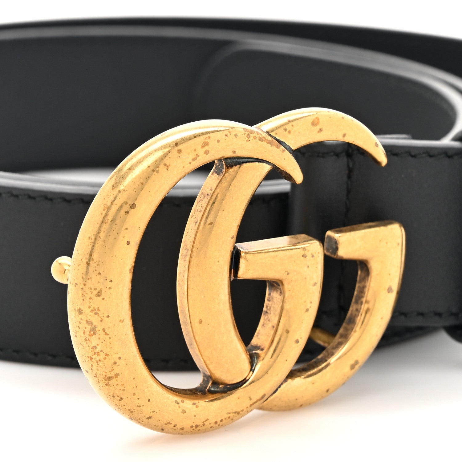 Gucci Calfskin Double G 30mm Belt 90 36 Black 4 of 5