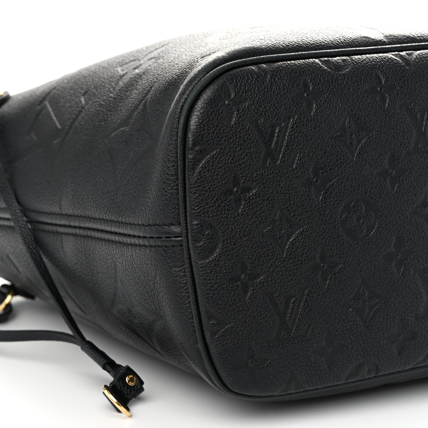 Louis Vuitton Empreinte Monogram Giant Neverfull MM Black 8 of 9
