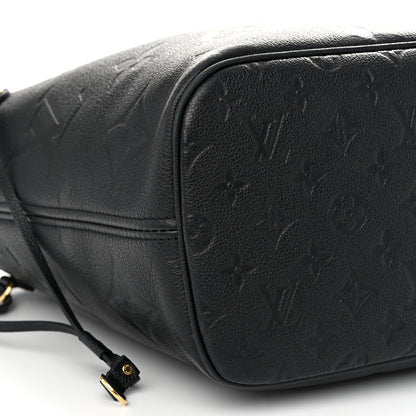 Louis Vuitton Empreinte Monogram Giant Neverfull MM Black 8 of 9