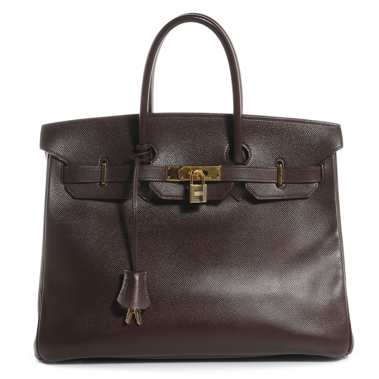 Hermes Courchevel Birkin 35 Chocolate 1 of 8