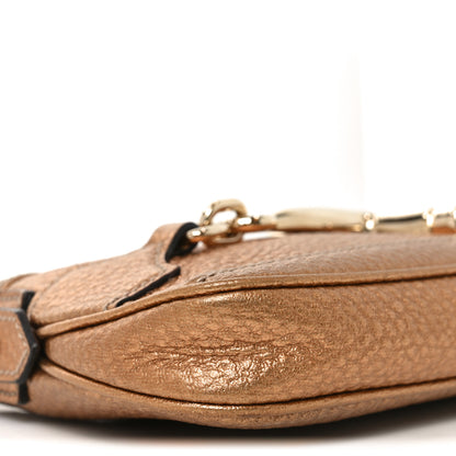 Gucci Metallic Calfskin Hasler Pochette Bronze 9 of 10