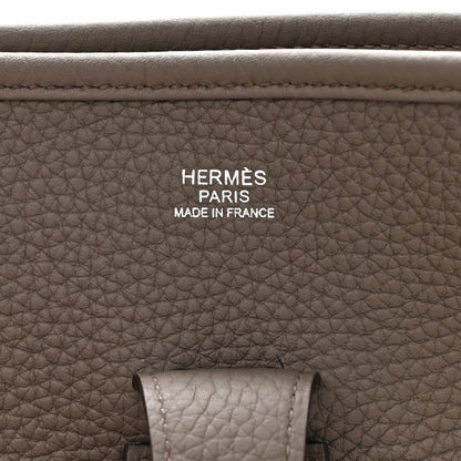 Hermes Taurillon Clemence Evelyne III PM Etain 5 of 10