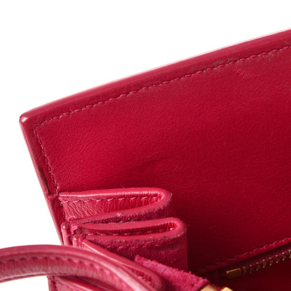Saint Laurent Calfskin Small Sac De Jour Lipstick Fuchsia 11 of 19