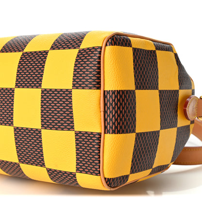 Louis Vuitton Damier Pop Speedy Bandouliere 25 Jaune Mat 9 of 11