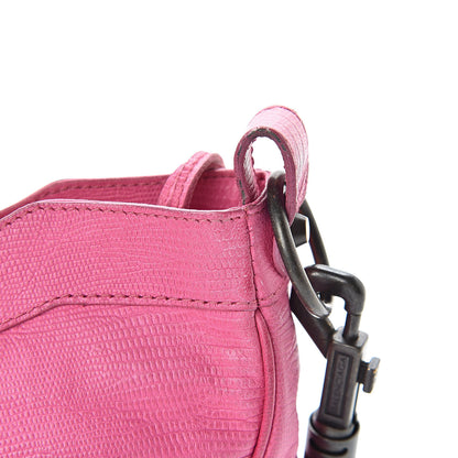 Balenciaga Agneau Lizard Embossed Classic Hardware Hip Hip Pink 14 of 14