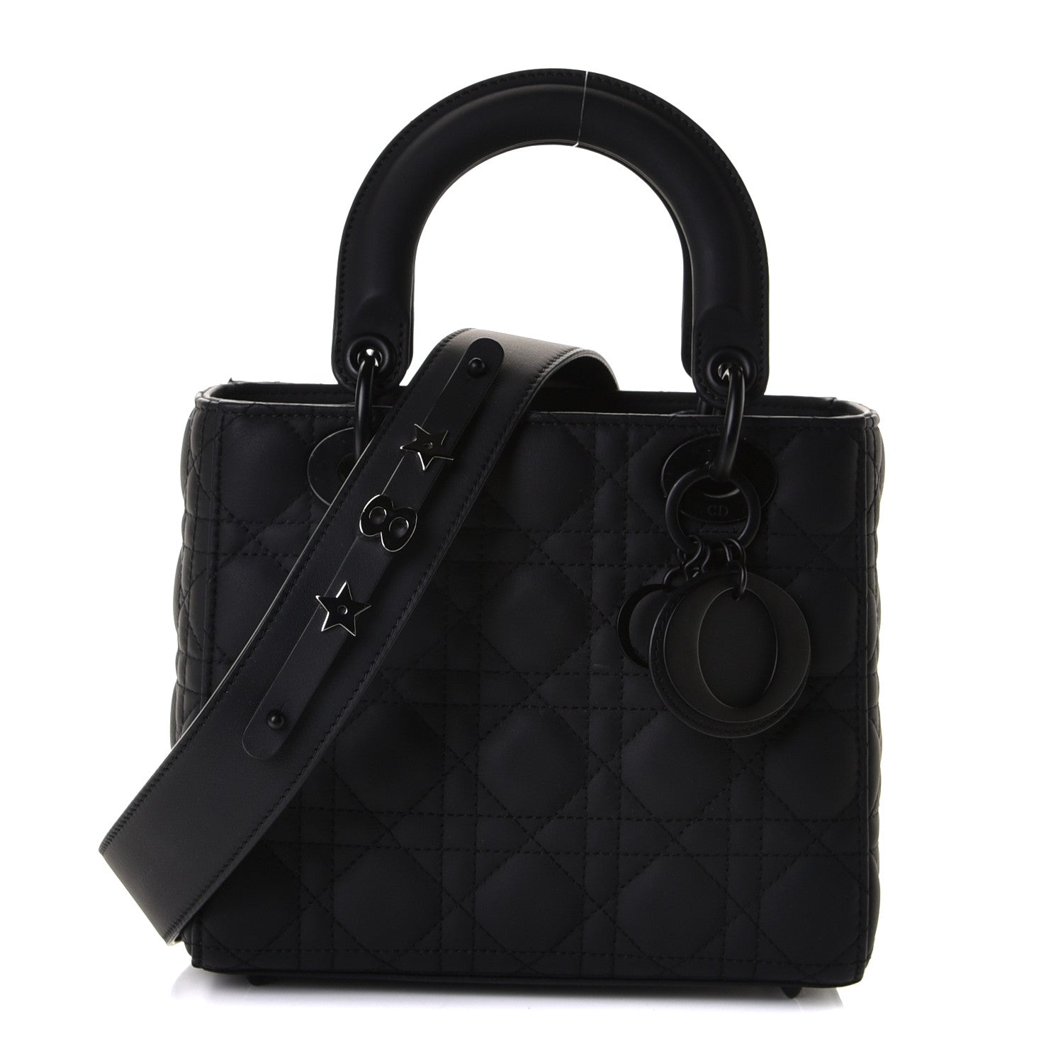 Christian Dior Ultra Matte Calfskin Cannage Small My ABCDior Lady Dior Black 1 of 6