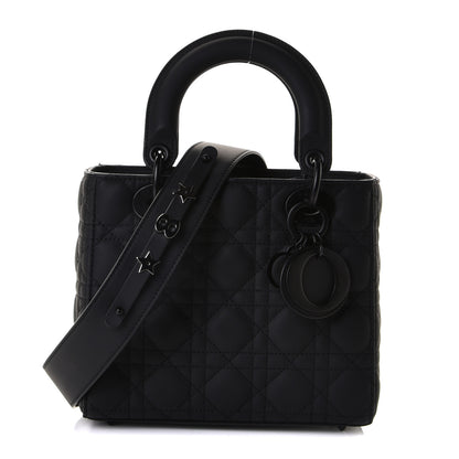 Christian Dior Ultra Matte Calfskin Cannage Small My ABCDior Lady Dior Black 1 of 6