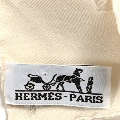 Hermes Silk Wool Faconnee Grand H Scarf 3 of 4