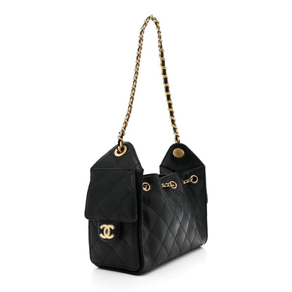 Chanel Caviar Quilted Mini Chanel 25 Handbag Black 3 of 11