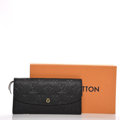 Louis Vuitton Empreinte Emilie Wallet Black Dune 7 of 7