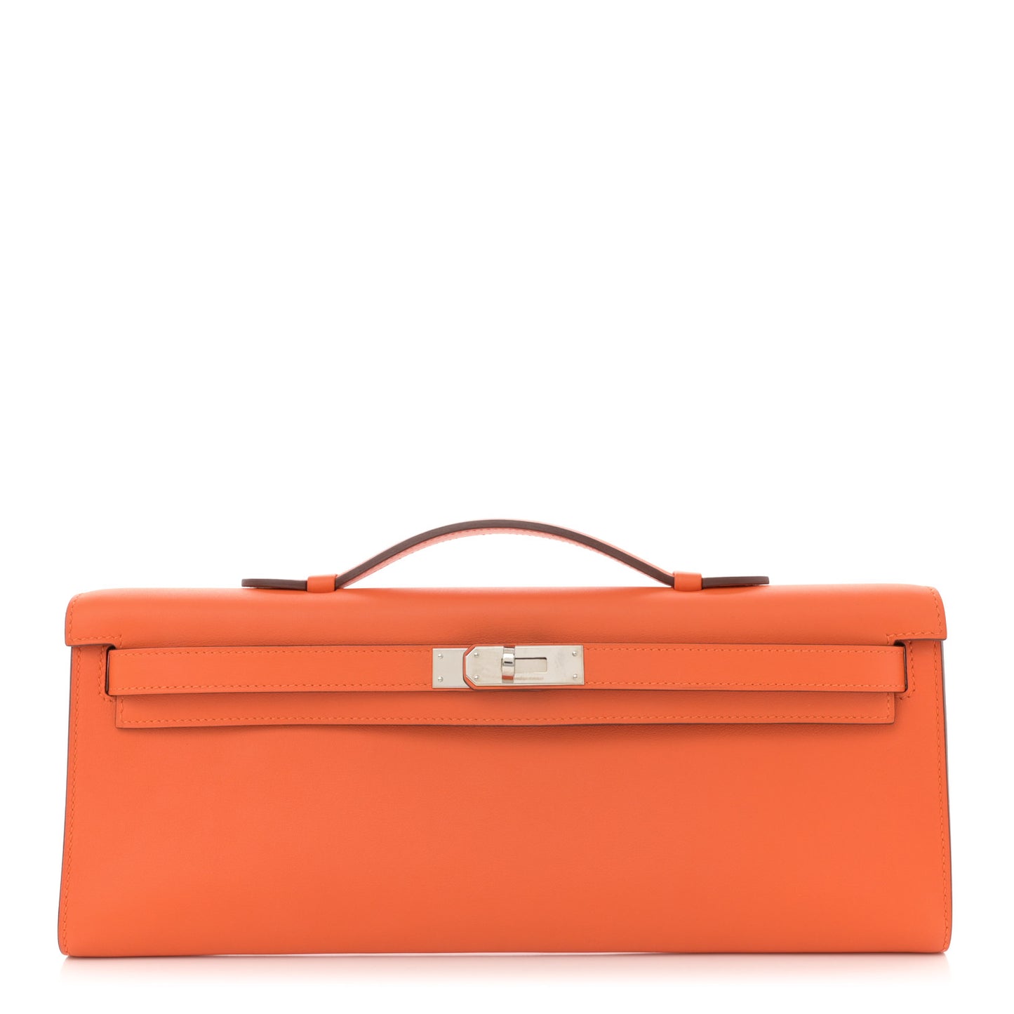 Swift Kelly Cut Clutch Pochette Orange