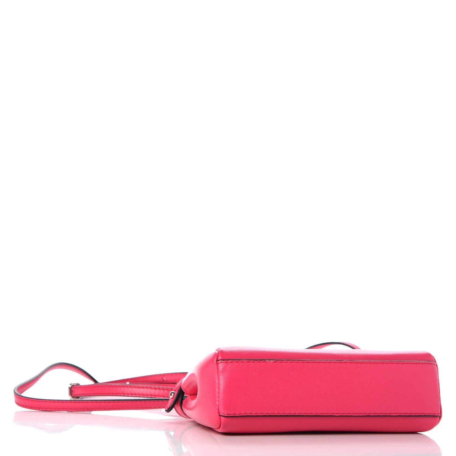 Fendi Shiny Nappa Micro Peekaboo Iconic Satchel Fuxia 4 of 12