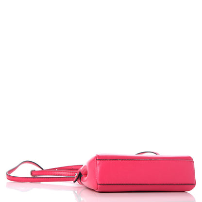 Fendi Shiny Nappa Micro Peekaboo Iconic Satchel Fuxia 4 of 12