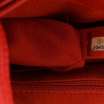 Chanel Grained Calfskin Mini Neo Executive Shopper Tote Red 8 of 15