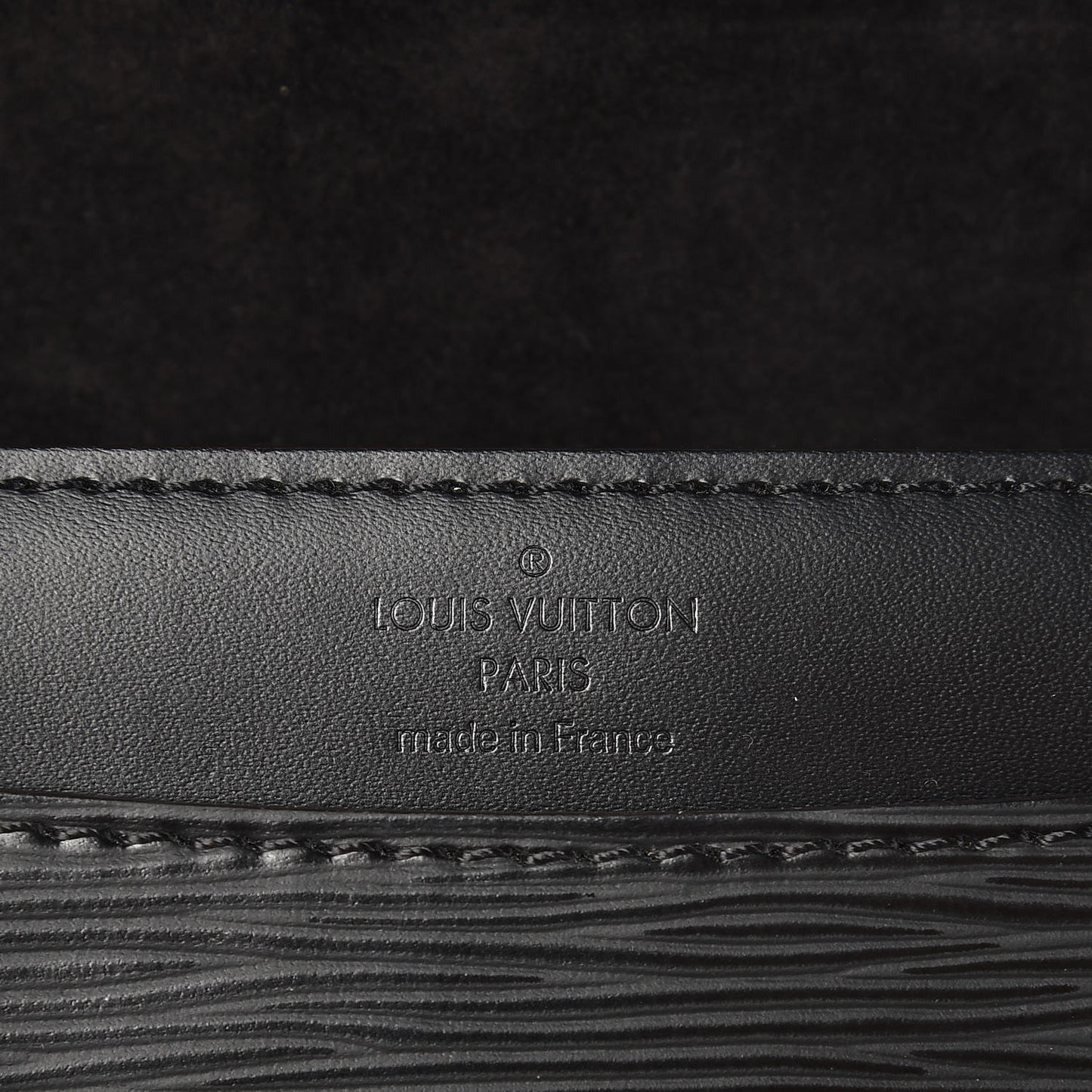 Epi Louise Strap PM Black