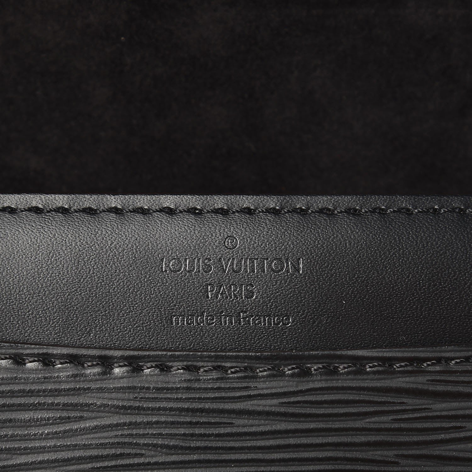 Louis Vuitton Epi Louise Strap PM Black 6 of 10
