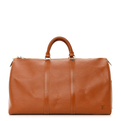 Louis Vuitton Epi Keepall 50 Cipango 1 of 22