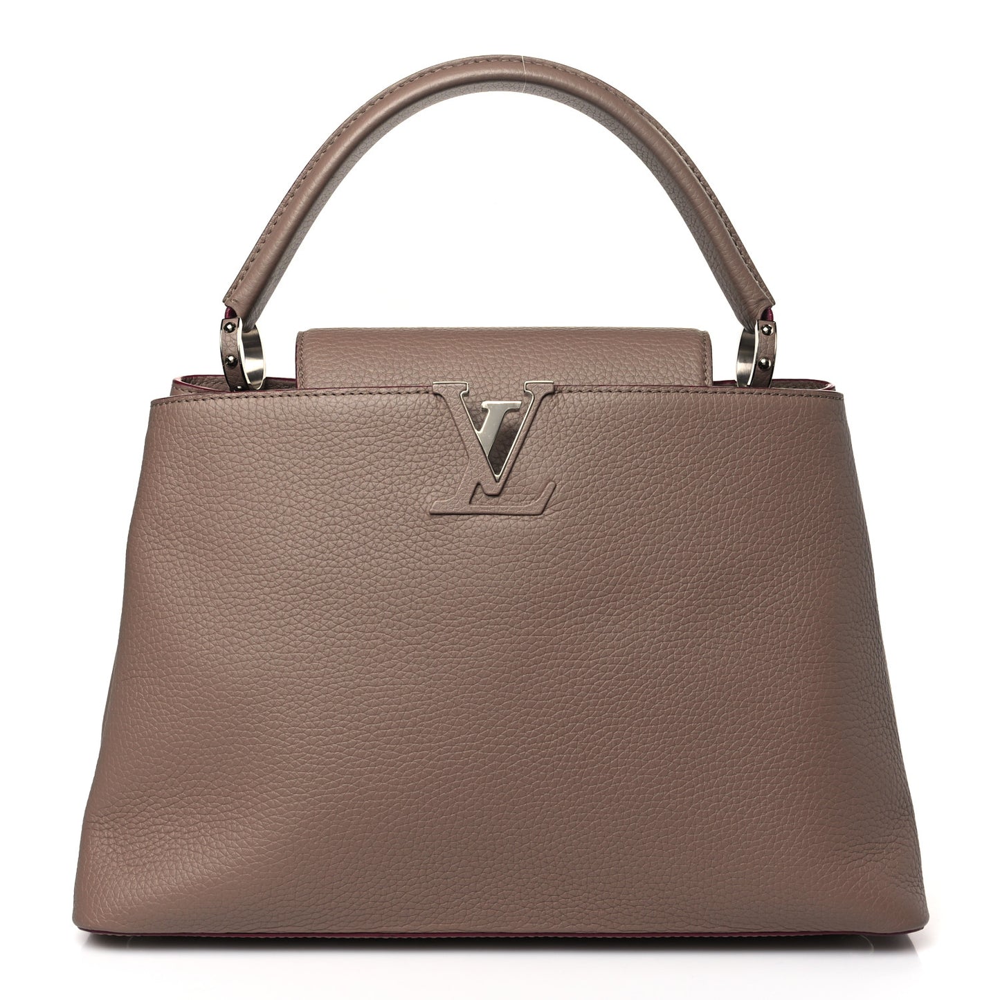 Taurillon Capucines MM Taupe