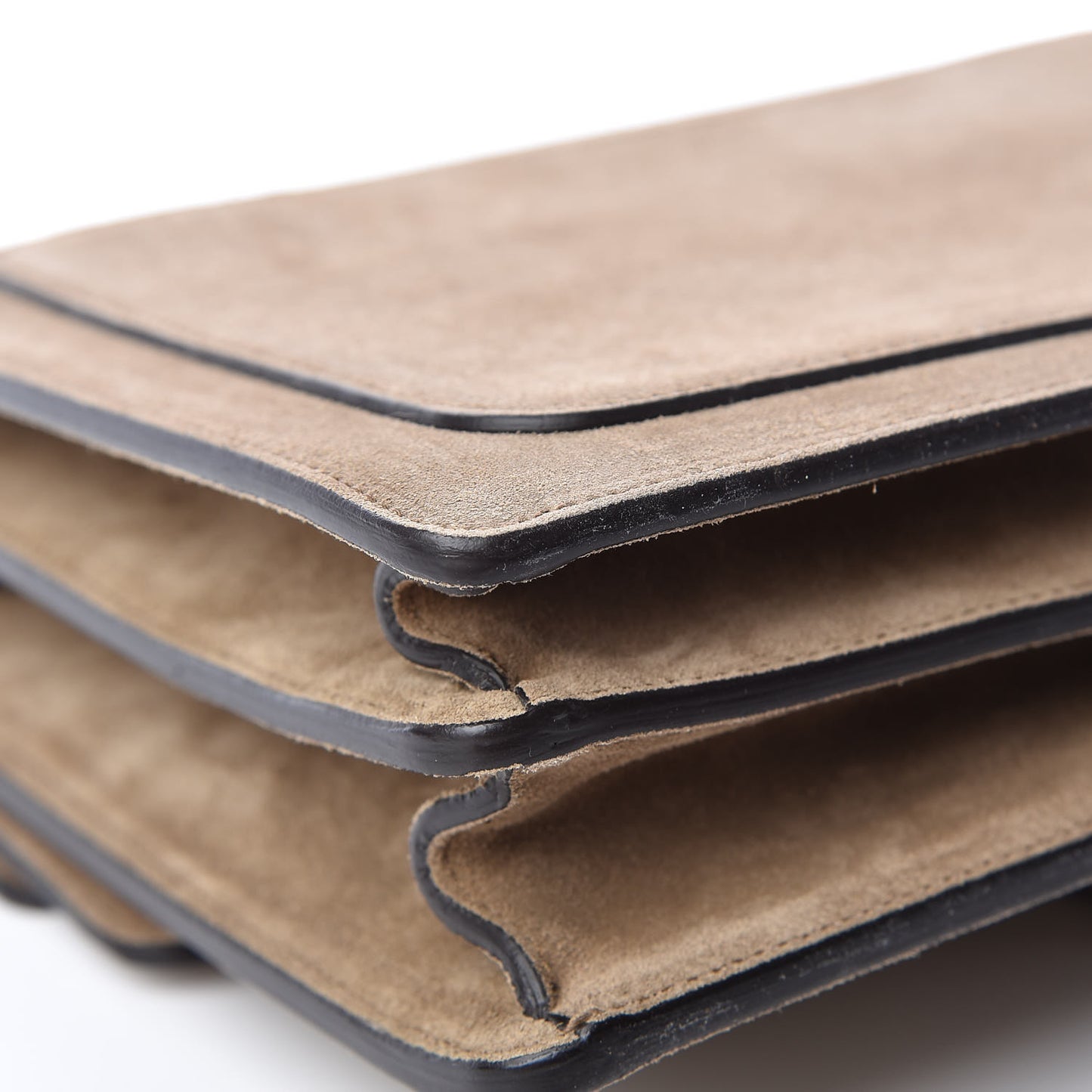 Suede Medium Dionysus Shoulder Bag Taupe