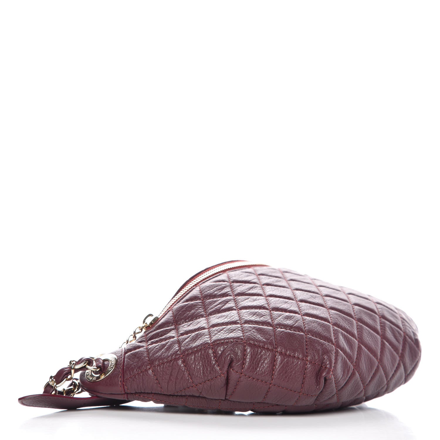 Chanel Calfskin Quilted Belt Me Up Waist Bag Burgundy 4 of 10