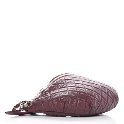 Chanel Calfskin Quilted Belt Me Up Waist Bag Burgundy 4 of 10