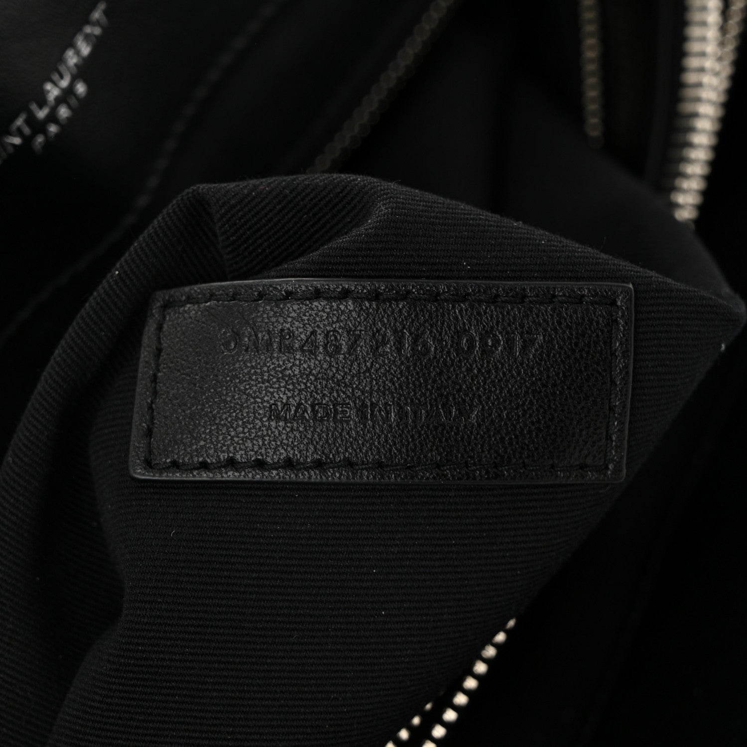 Saint Laurent Calfskin Y Quilted Monogram Medium Loulou Chain Satchel Black 7 of 10