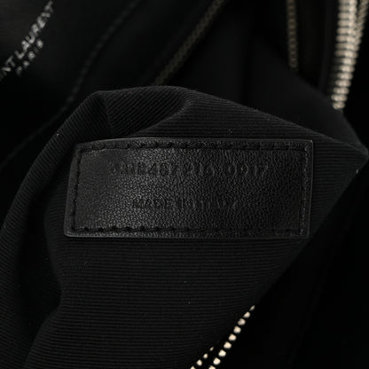 Saint Laurent Calfskin Y Quilted Monogram Medium Loulou Chain Satchel Black 7 of 10