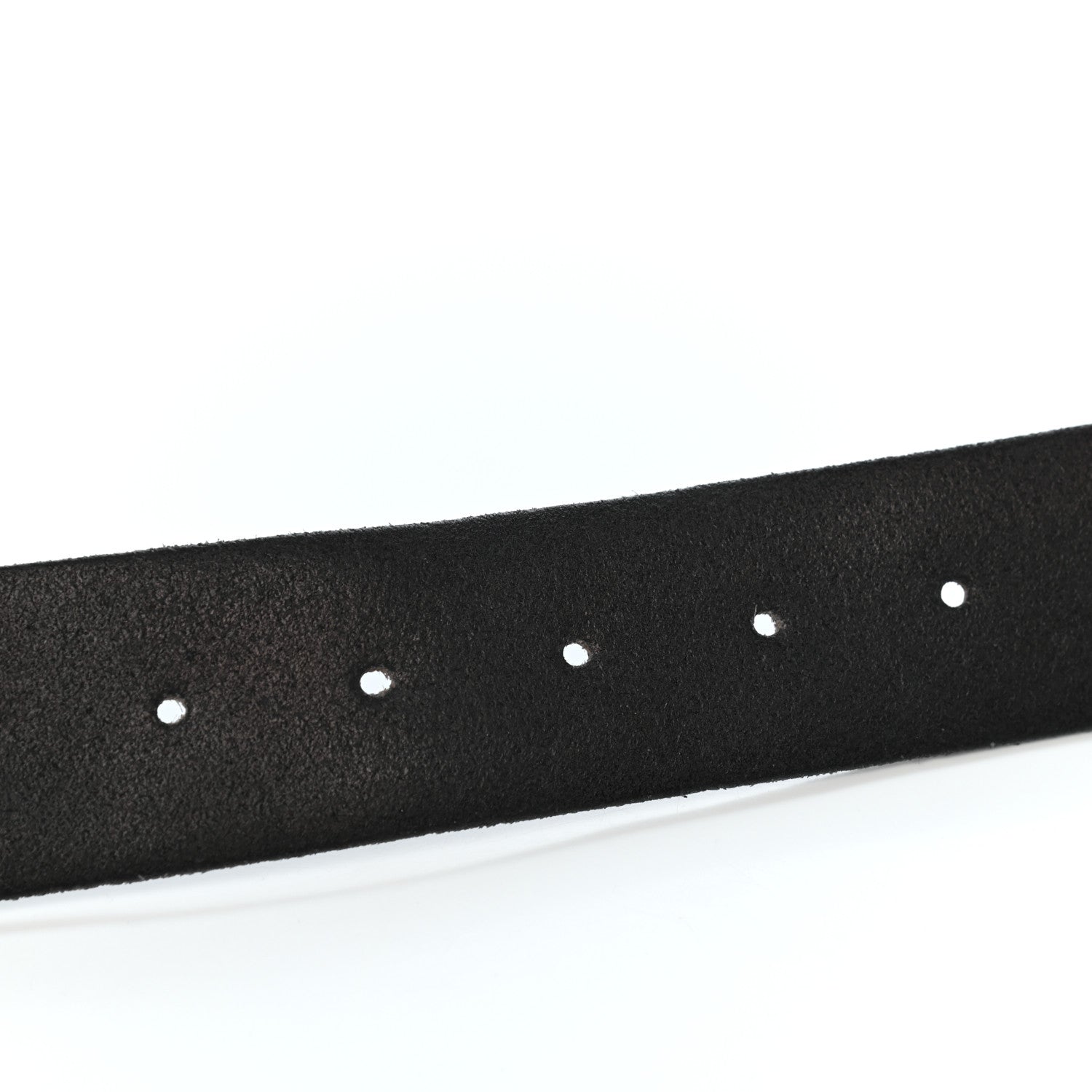 Gucci Faded Calfskin Double G 40mm Belt 80 32 Black 5 of 5