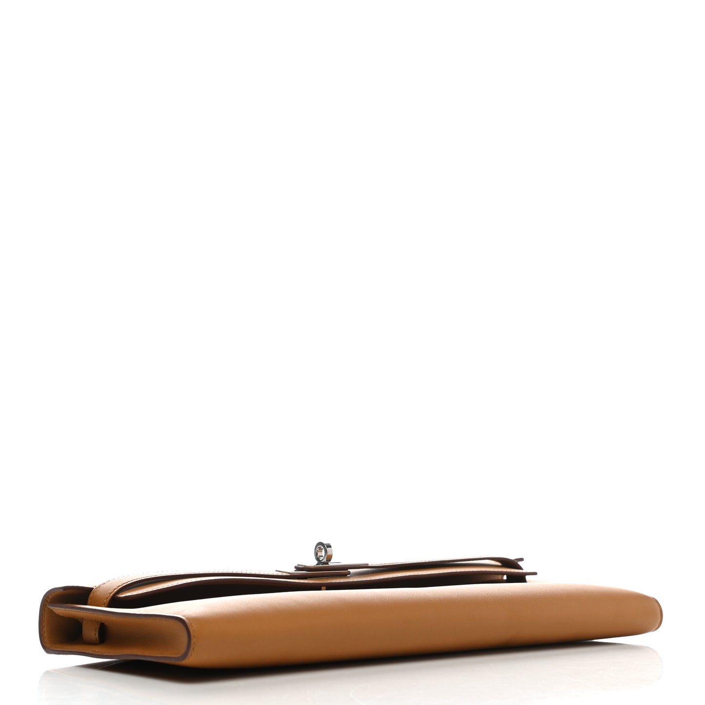 Swift Kelly Cut Clutch Pochette Sesame