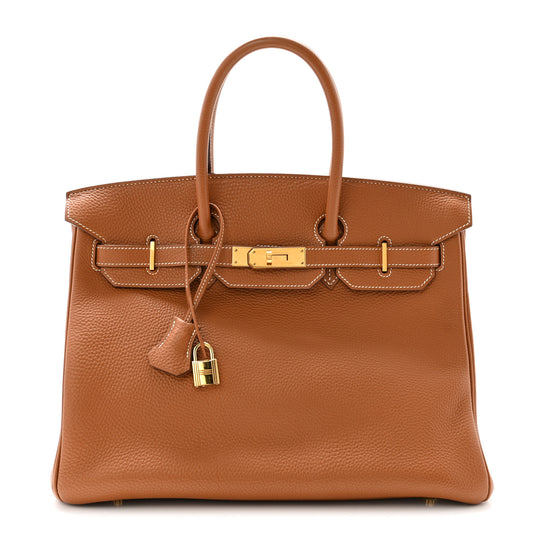 Togo Birkin 35 Gold