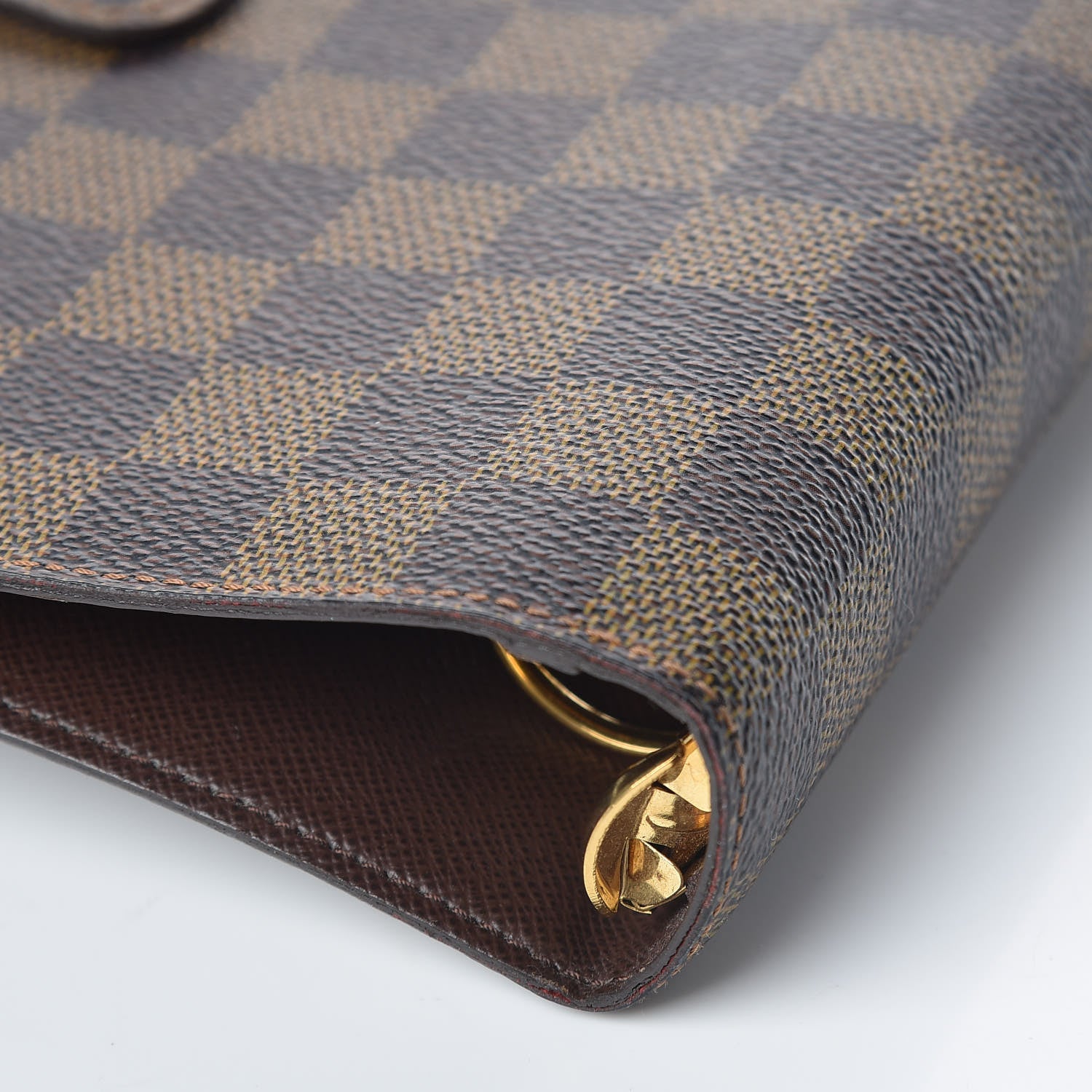 Louis Vuitton Damier Ebene Medium Ring Agenda Cover 6 of 15