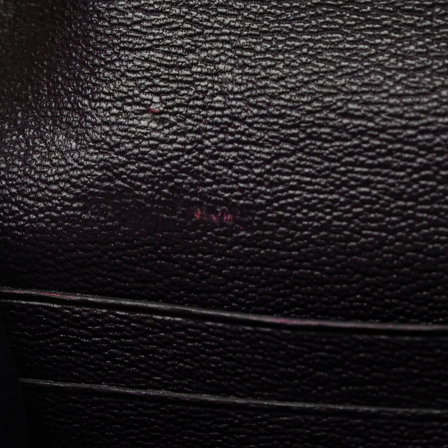 Matte Alligator Kelly Longue Wallet Prunoir