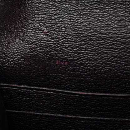 Hermes Matte Alligator Kelly Longue Wallet Prunoir 7 of 8