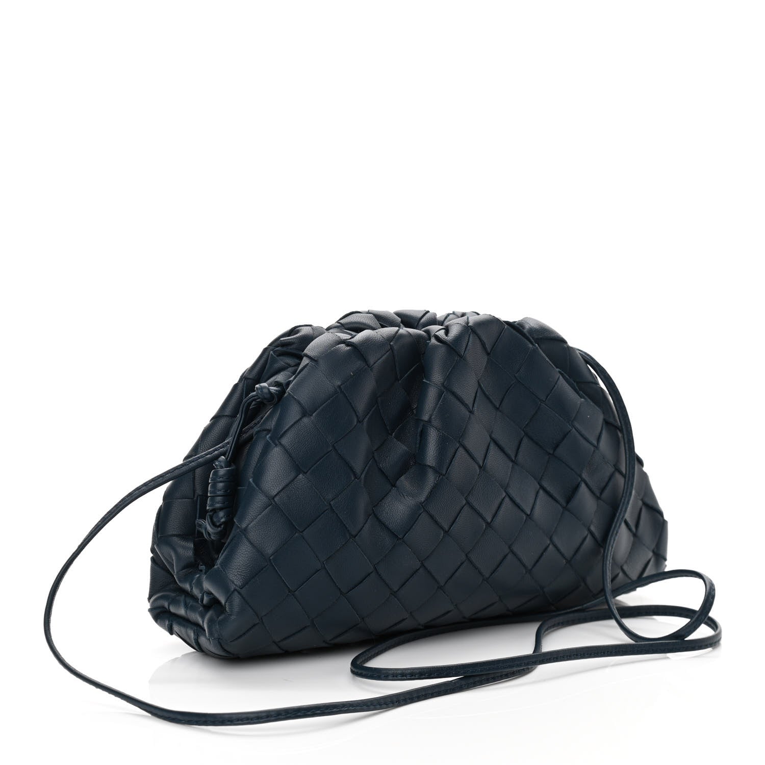 Bottega Veneta Nappa Intrecciato The Mini Pouch Deep Blue 3 of 9