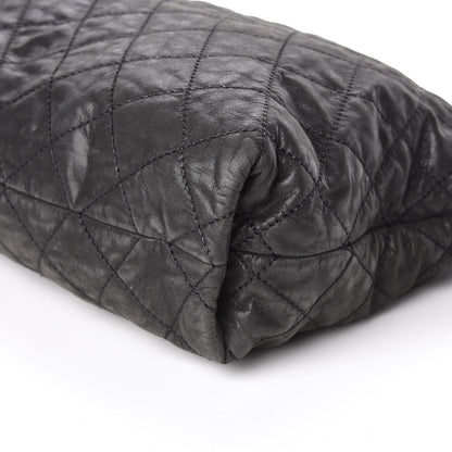 Chanel Iridescent Calfskin Coco Daily Hobo Black 9 of 13