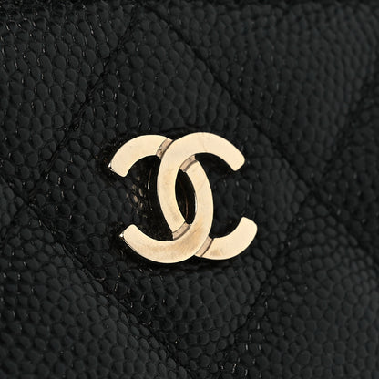 Chanel Caviar Quilted Small Clutch With Chain Black 13 of 14