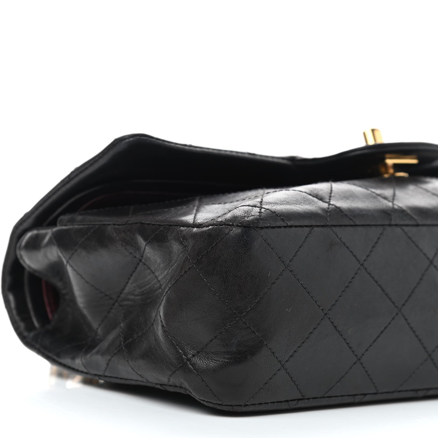 Chanel Lambskin Quilted Small Double Flap Black 16 of 17