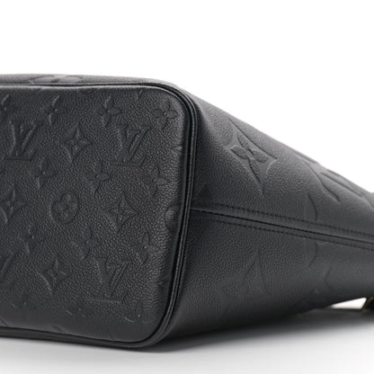 Louis Vuitton Empreinte Monogram Giant Neverfull MM Black 9 of 10