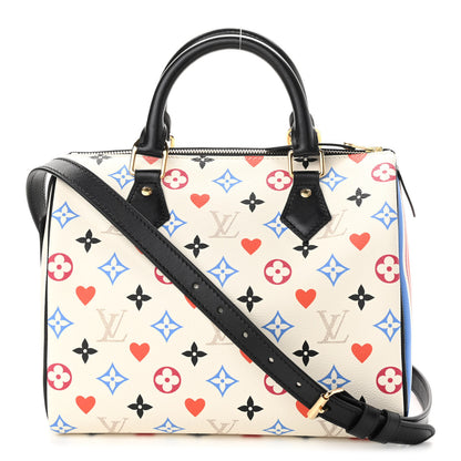 Louis Vuitton Game On Speedy Bandouliere 25 White 1 of 10