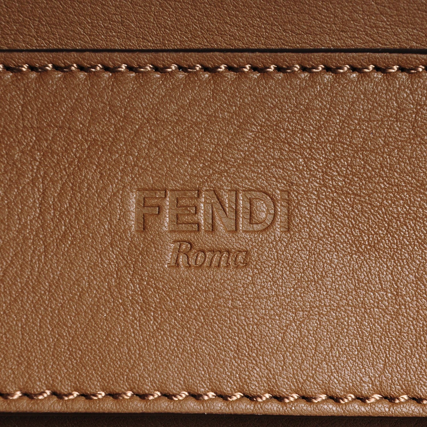 Fendi Calfskin Suede Boston Satchel Foresta 11 of 11