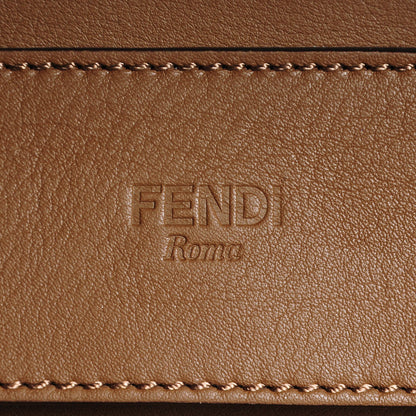 Fendi Calfskin Suede Boston Satchel Foresta 11 of 11