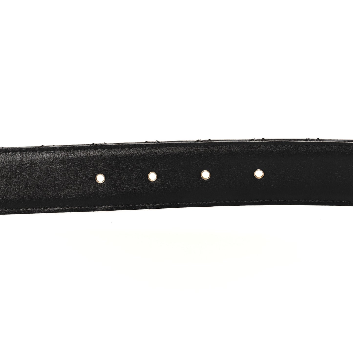 Calfskin Quilted CC Chain Belt 70 28 Black