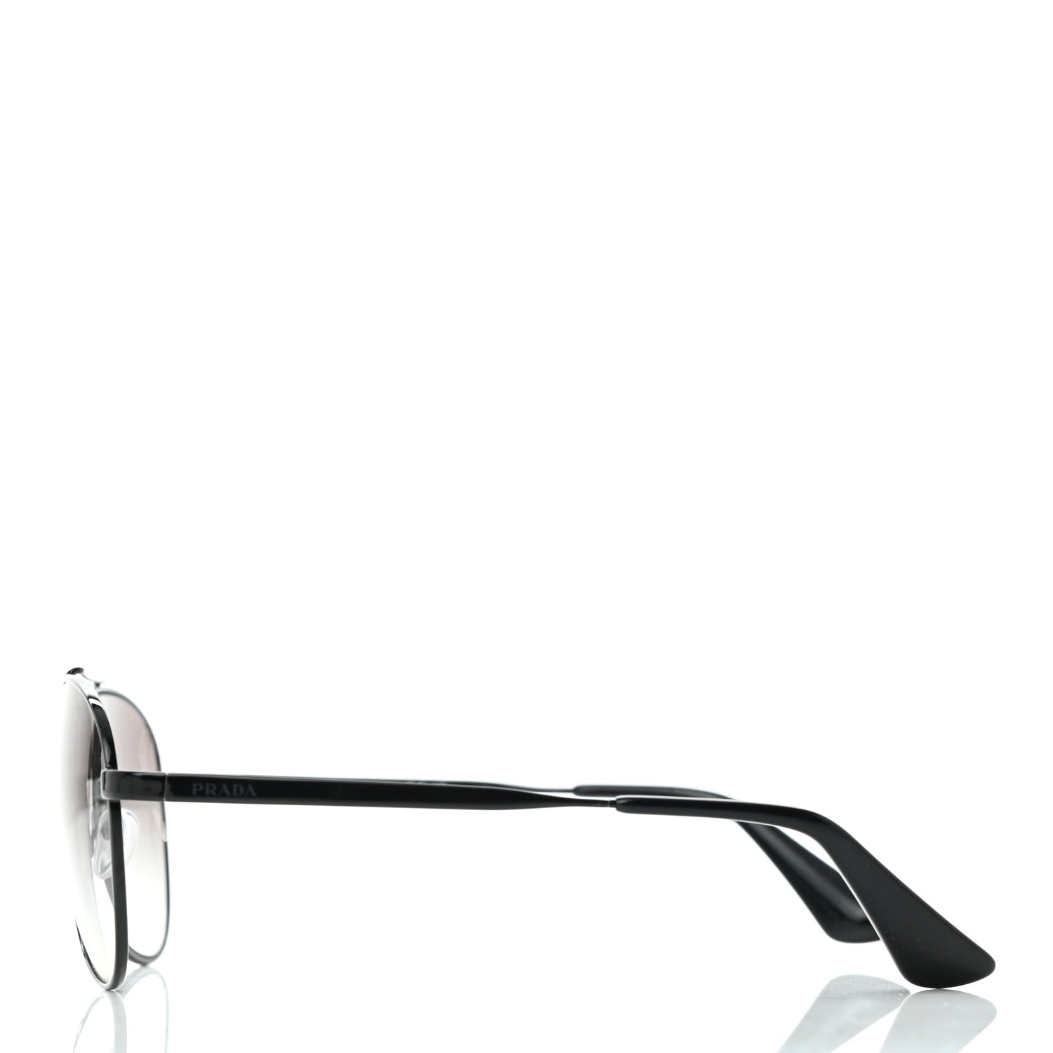 Prada Aviator Sunglasses SPR 70V Black 3 of 6