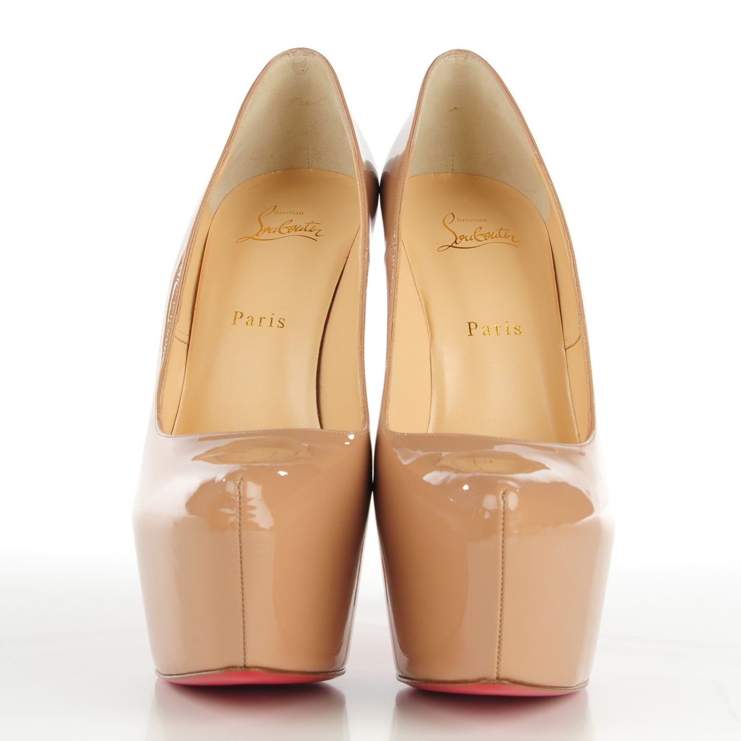 Patent Daffodile 160 Pumps 41 Nude