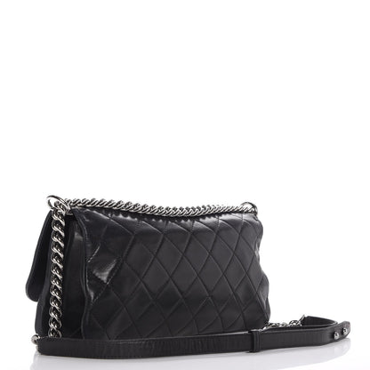 Chanel Lambskin Quilted Soft Boy Flap Black 3 of 11