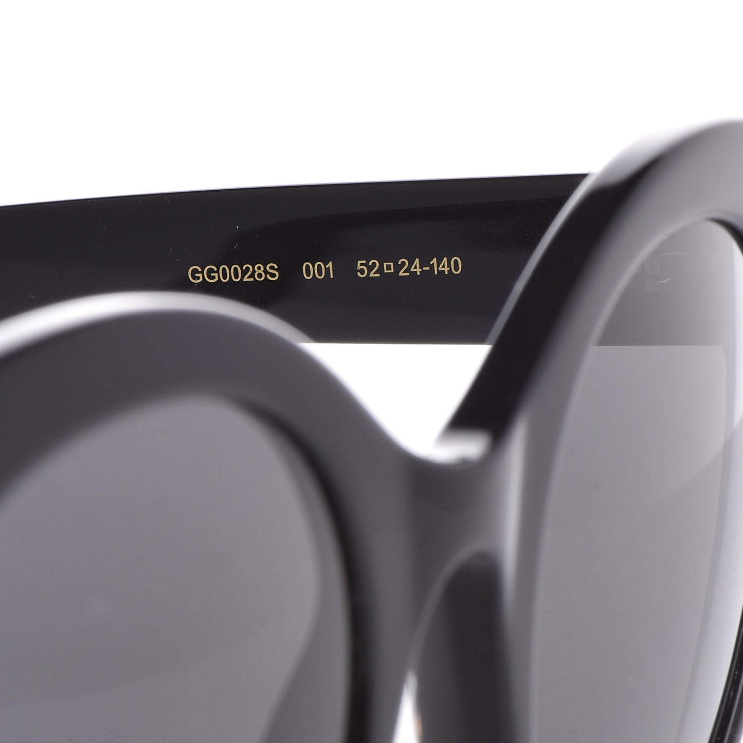 Round GG Sunglasses GG0028S Black