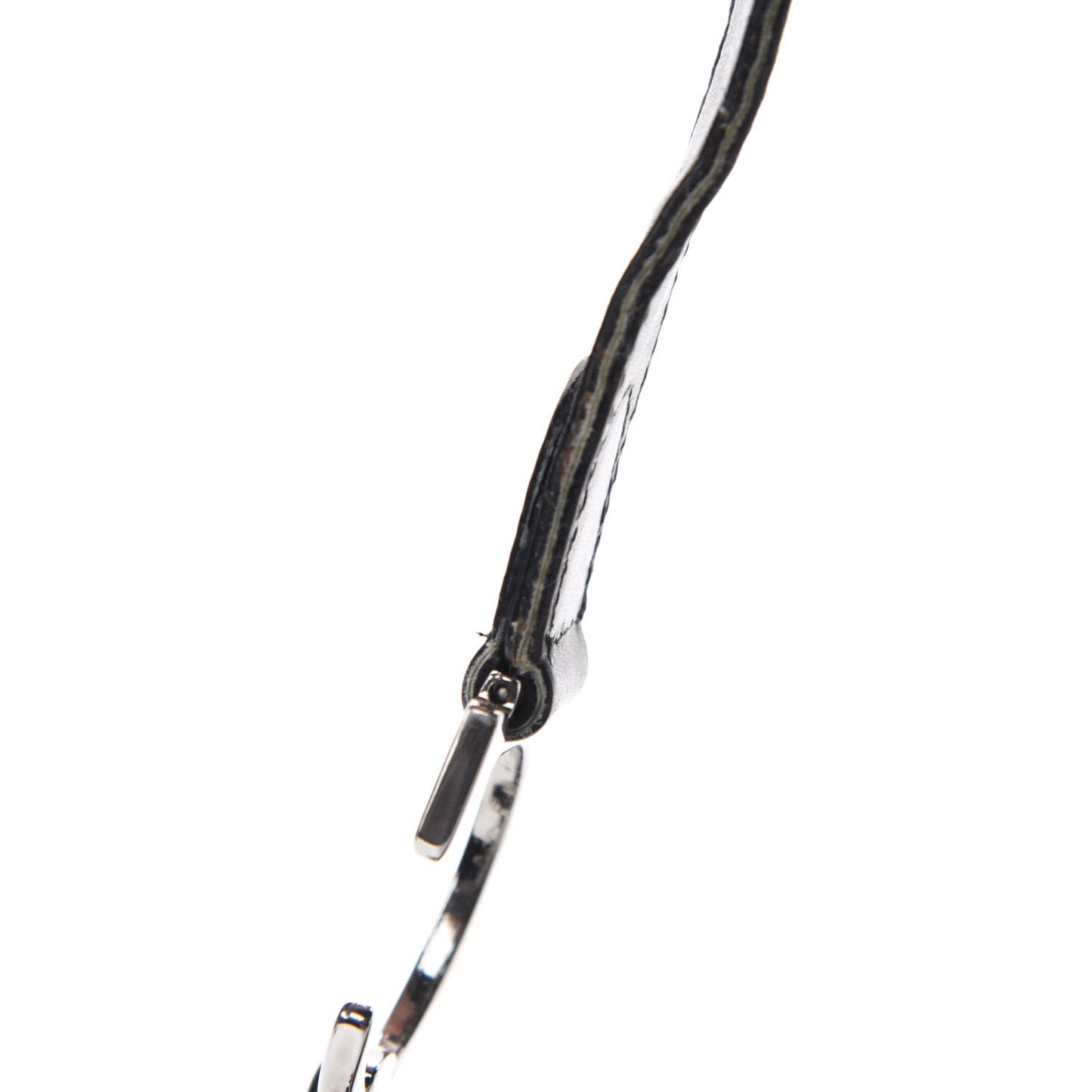 Monogram Saddle Bag Black