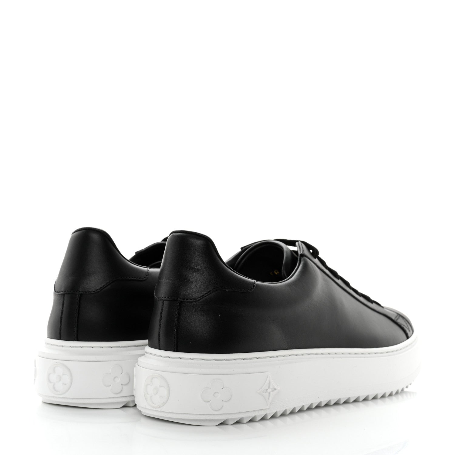 Louis Vuitton Calfskin Time Out Sneakers 41.5 Black 4 of 9