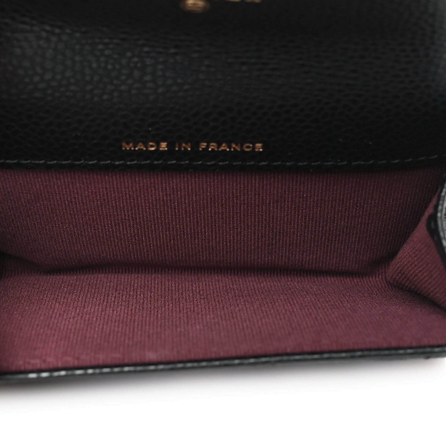 Chanel Caviar Quilted Flap Card Holder Wallet Black 5 of 10